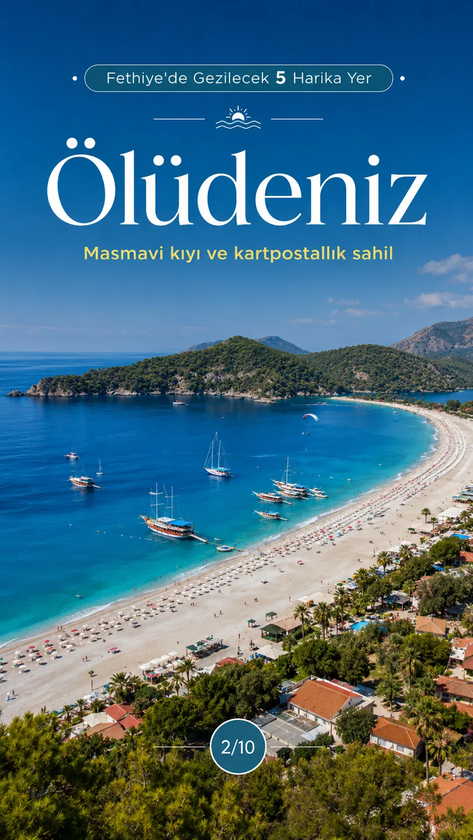 Fethiye Ölüdeniz sahil ve deniz manzarası Fethiye Ölüdeniz sahil ve deniz manzarası