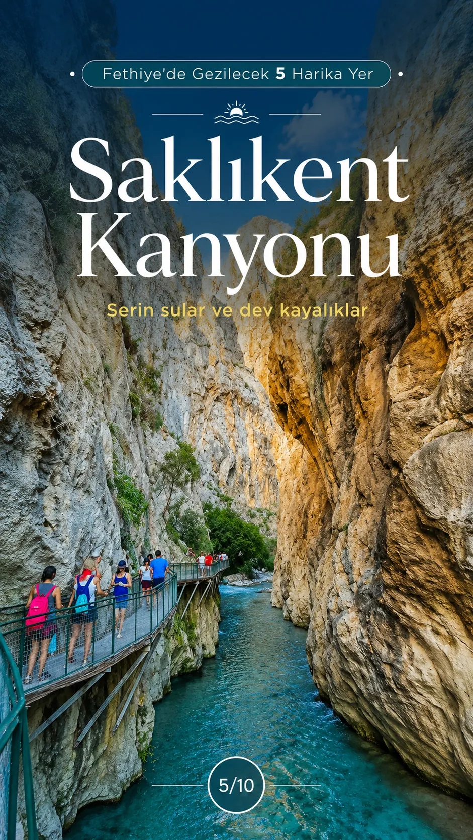 Saklıkent Kanyonu serin sular ve kayalıklar Saklıkent Kanyonu serin sular ve kayalıklar