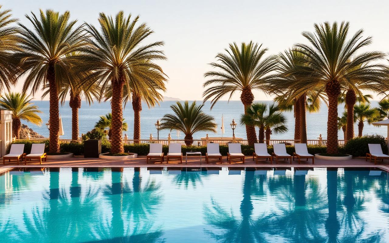 Bütçe Dostu Tatil: Tüm Dahil mi Pansiyon mu? — Otel havuz ve sahil manzarası | Tatil Rehberi rehberi