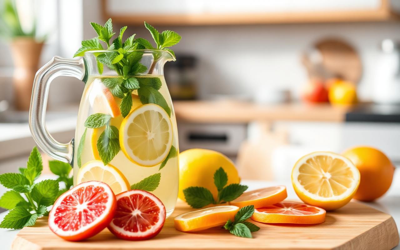 Evde Hazırlanabilecek Doğal İçecek Fikirleri — Limonlu ve naneli ev yapımı içecek | Bitki Çayları rehberi