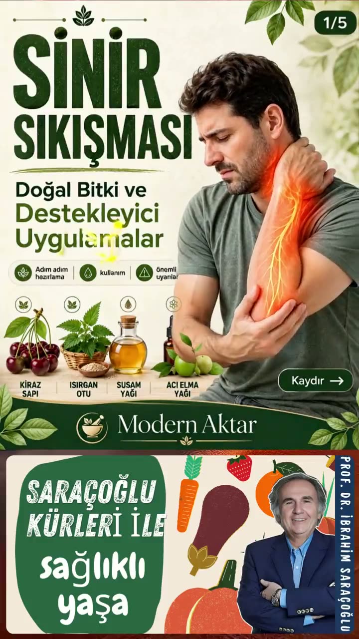 Sinir Sıkışmasına Doğal Destek — Bitki Çayları kısa video